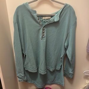 Blue Free People top! Never worn brand new!